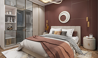 整木定制現(xiàn)代輕奢風(fēng)格與金屬共舞，領(lǐng)略流光