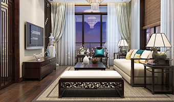 繁華之下，縱享從容、儒雅的新中式居所