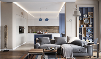 開放式廚房跟客廳要怎么規(guī)劃設計？