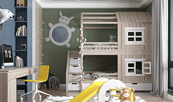 全屋定制設(shè)計(jì)雙人兒童房怎么樣？