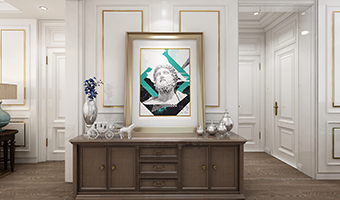 過道護墻板是做半墻好還是到頂好？