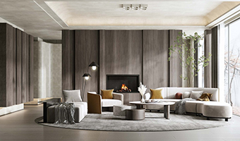 客廳墻面是定制護(hù)墻板還是墻布？