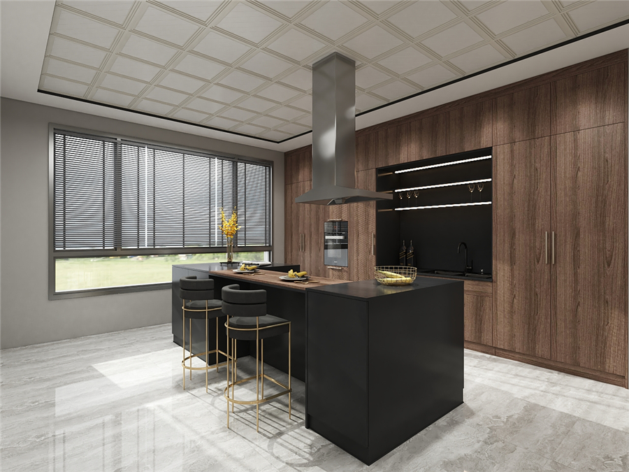 設(shè)計(jì)開放式廚房時(shí)該注意什么呢？(圖1)