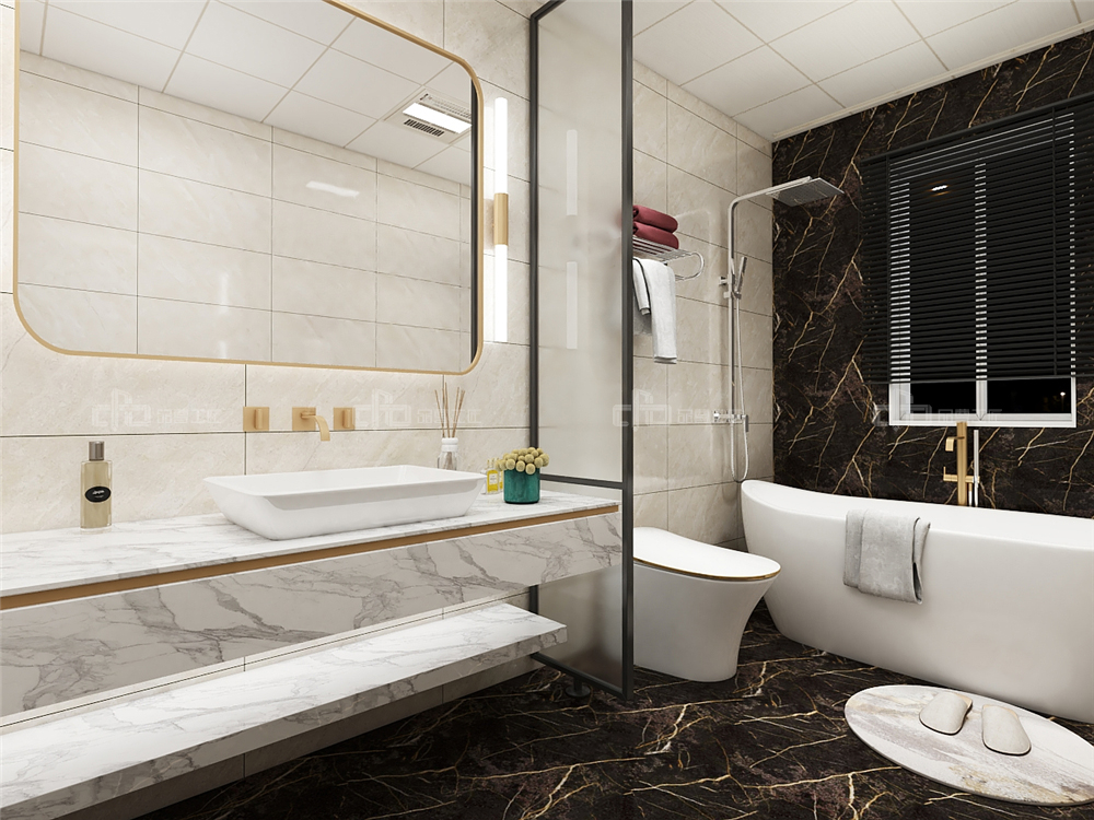 整木定制現(xiàn)代輕奢風(fēng)格與金屬共舞，領(lǐng)略流光歲(圖22)