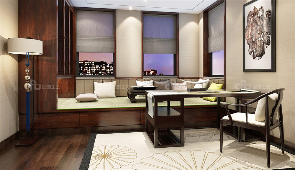 繁華之下，縱享從容、儒雅的新中式居所(圖7)