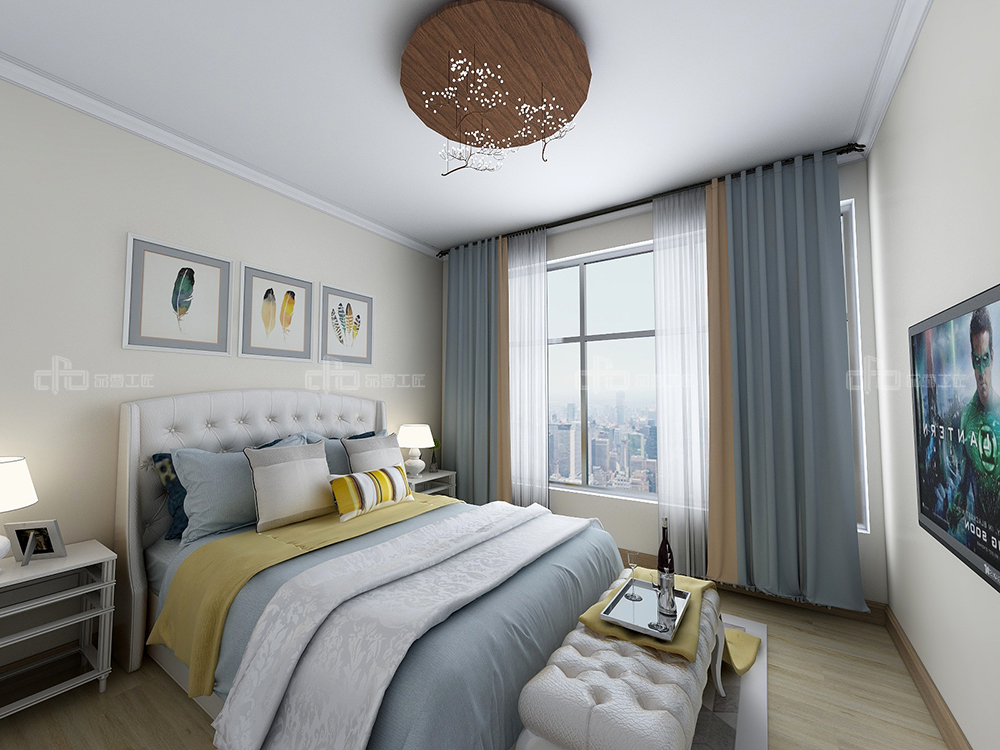 整木定制臥室效果圖，夢(mèng)生長(zhǎng)的花園(圖11)