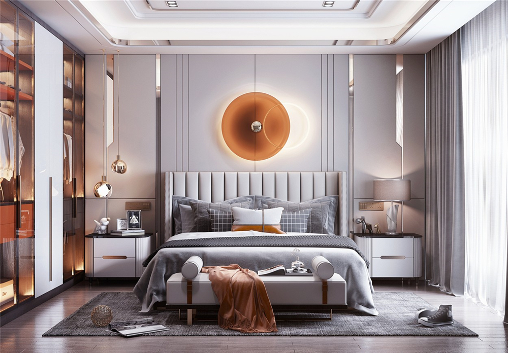 全屋定制臥室有哪些家具 怎么擺放？(圖2)