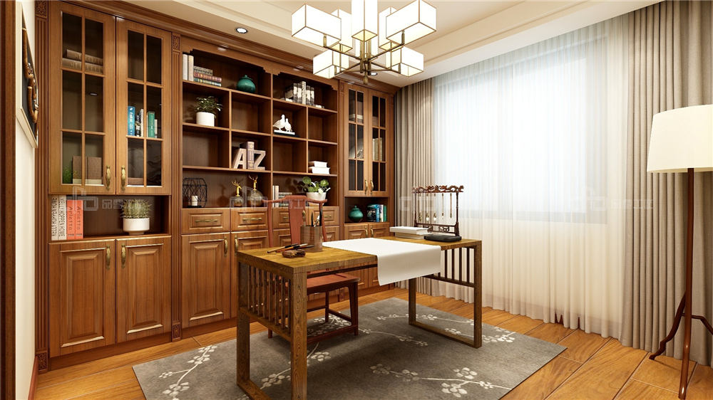 設(shè)計(jì)全屋定制書房的時(shí)候要注意什么？(圖4)