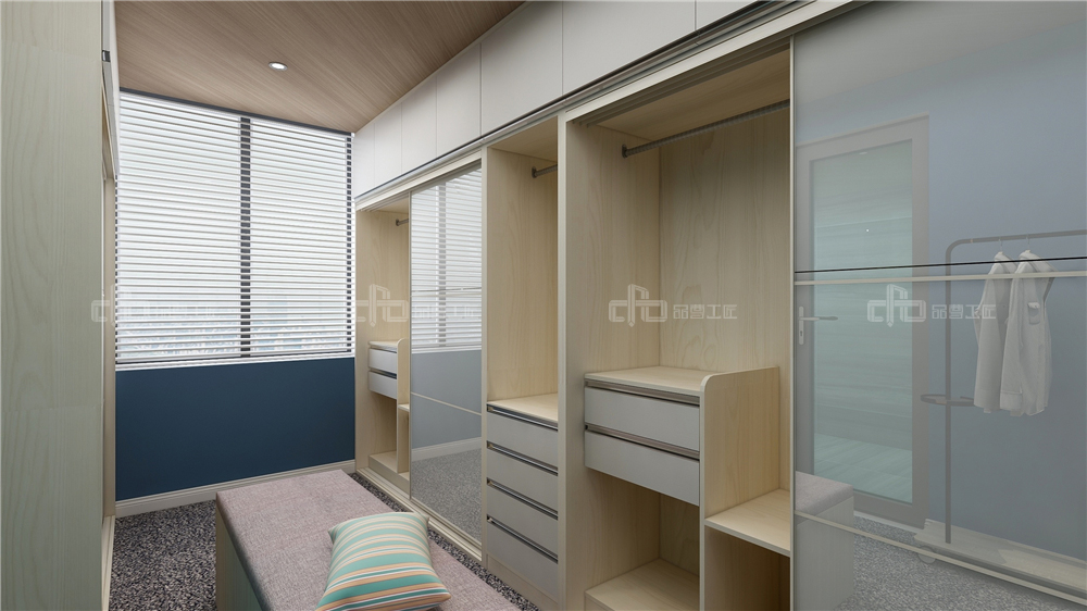 臥室衣柜由哪些結(jié)構(gòu)組成的？(圖2)