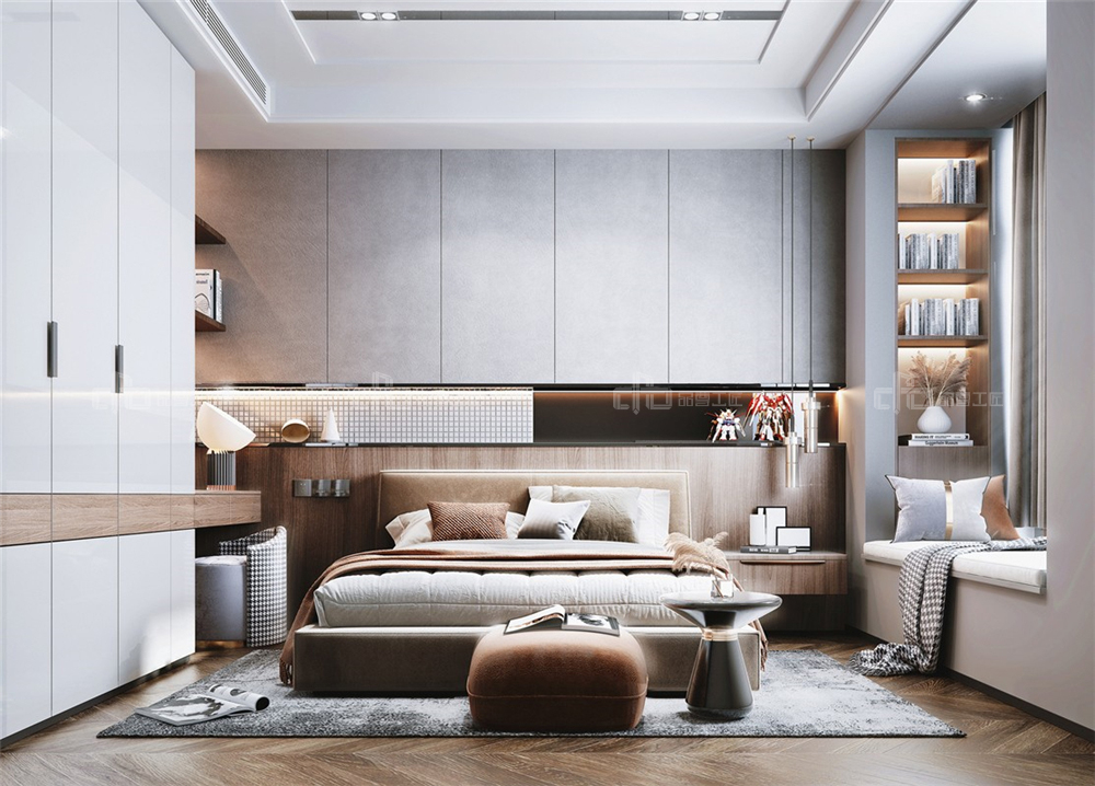 全屋定制如何設(shè)計(jì)整體臥室裝修？(圖3)