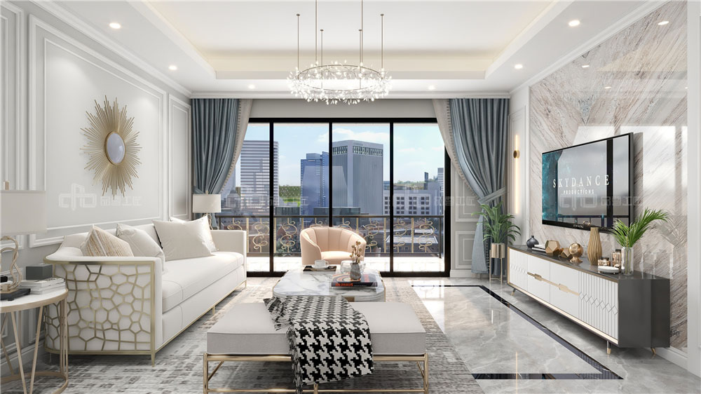 全屋定制如何設(shè)計(jì)美式輕奢風(fēng)格？(圖4)