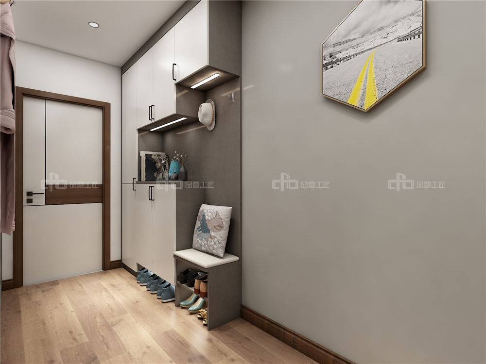 全屋定制怎么布局設計玄關呢？(圖2)