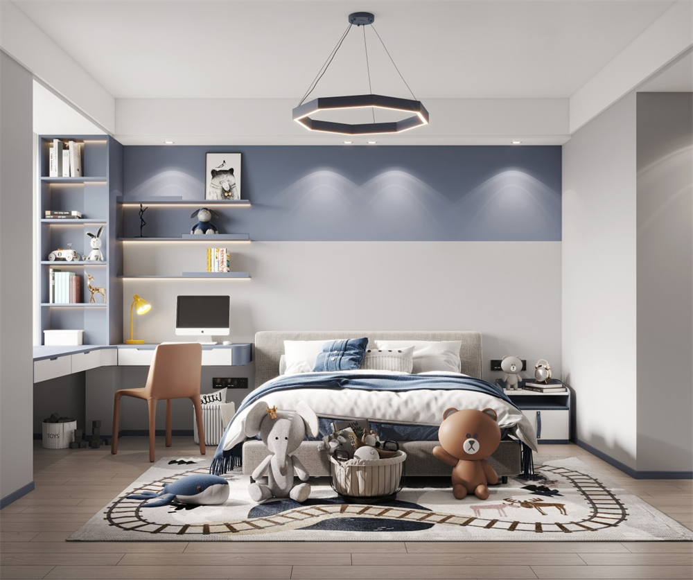 全屋設計兒童房定制要注意什么？(圖3)