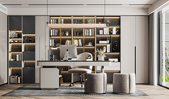 書房定制書柜設(shè)計要注意什么？