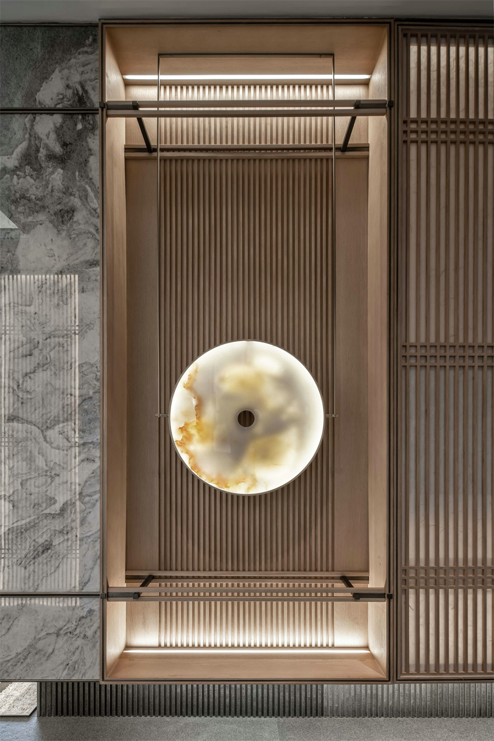 整木定制新中式風(fēng)格，125㎡樣板房賞析(圖4)