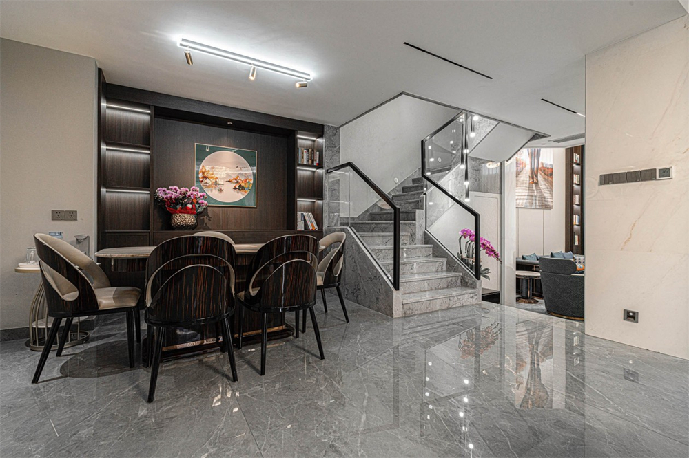 400㎡別院實(shí)拍，詩畫意境輕奢風(fēng)格(圖8)