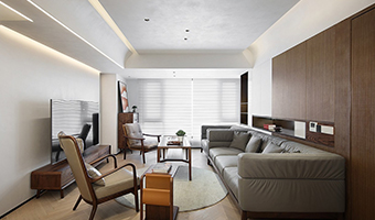 200㎡大平層整木定制，現(xiàn)代極簡(jiǎn)風(fēng)格