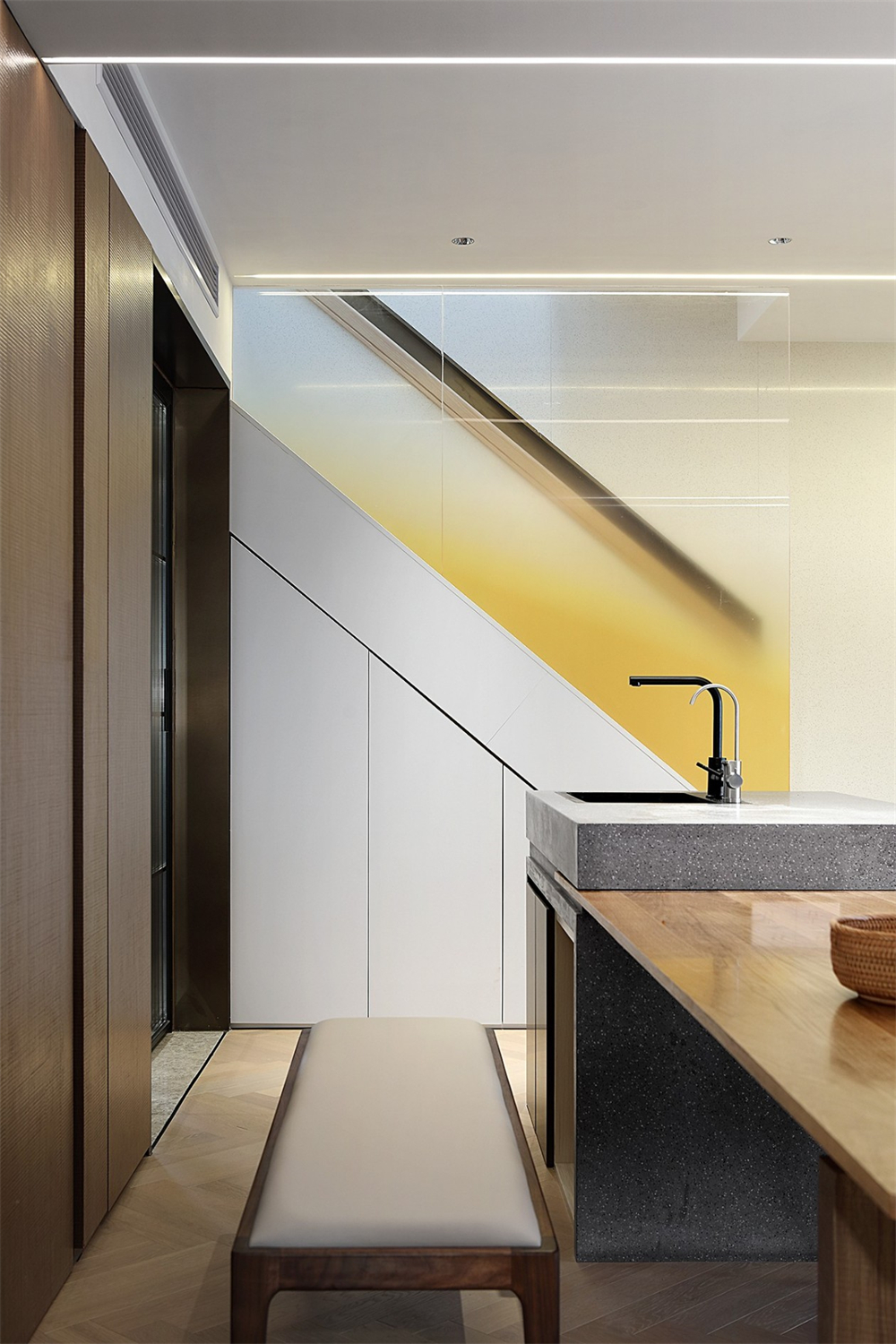 200㎡大平層整木定制，現(xiàn)代極簡風(fēng)格(圖12)