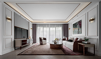 120㎡整木定制住宅，浪漫法式風(fēng)格