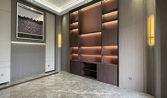 上饒318㎡整木定制現(xiàn)代別墅，詩意中式生活實拍