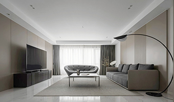 200㎡意式極簡大平層，溫馨理想居所