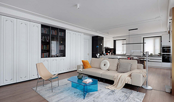 143㎡簡約法式，高級而浪漫的美居