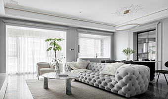 140㎡法式風(fēng)格設(shè)計(jì)，整木定制法式浪漫