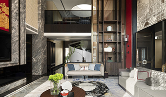 1200㎡整木定制新中式別墅，設(shè)計夢回大