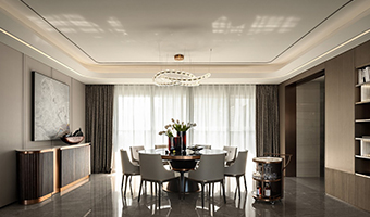 235㎡整木定制大平層，現(xiàn)代意式輕奢風(fēng)格