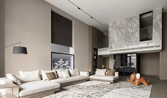 530㎡現(xiàn)代極簡(jiǎn)豪宅，天然木皮定制別墅