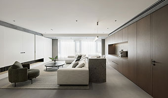 168㎡全屋高定整木設(shè)計(jì)，現(xiàn)代時(shí)尚簡(jiǎn)約風(fēng)