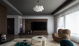 186㎡全屋整木定制大平層，現(xiàn)代簡(jiǎn)約風(fēng)