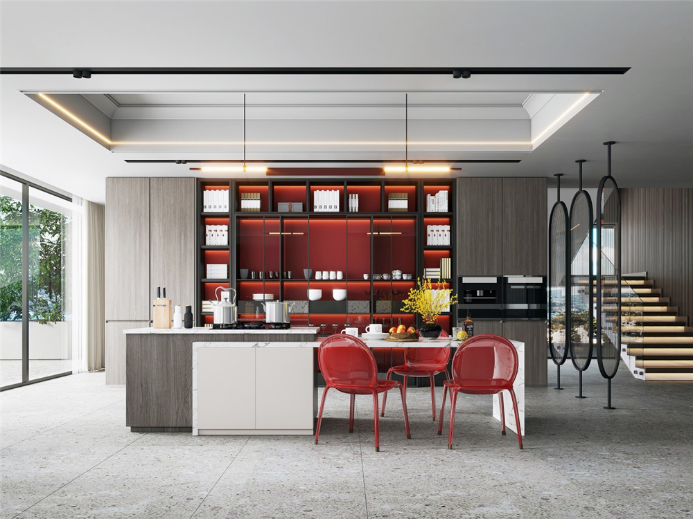 全屋定制廚房都有哪些家具？(圖1)