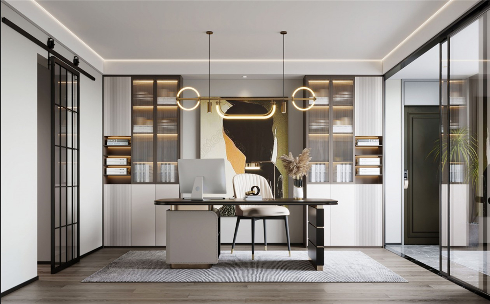 定制書(shū)柜可以與哪些家具組合設(shè)計(jì)？(圖1)